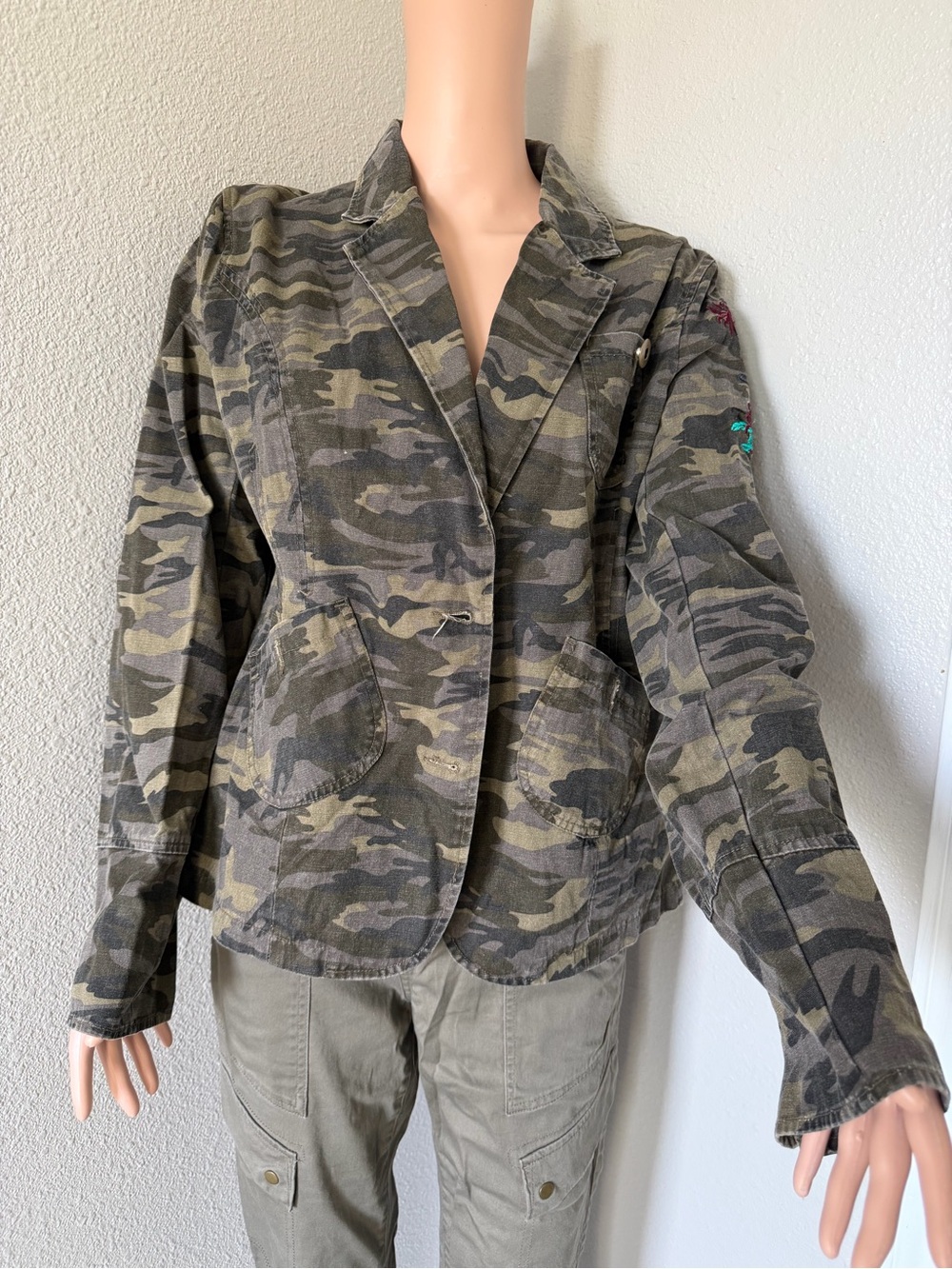 Morbid Threads Olive Camo Utility Jacket